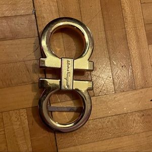 Ferragamo  gold plated-belt buckle